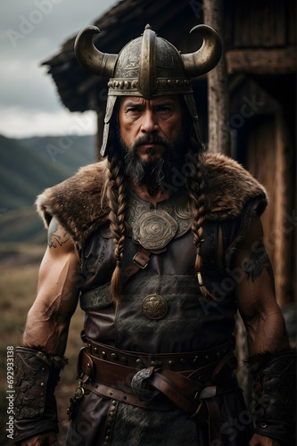 a portrait of a viking man  © Centric 