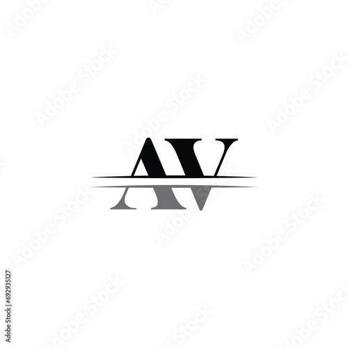 Free Download Initial Letter AV VA Logo Design Monogram Creative Modern Sign Symbol Icon. AV VA vector file EPS - GFXLoad