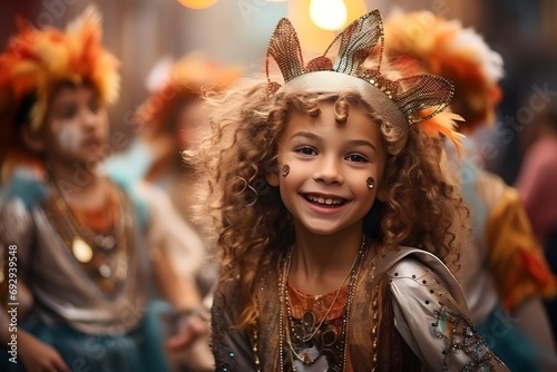 Carnival Kids: Colorful Costumes & Dynamic Movements