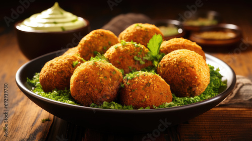 Falafel: Deep-fried balls or patties made from ground chickpeas or fava beans, often served in pita bread