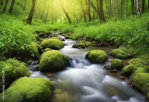river in the forest