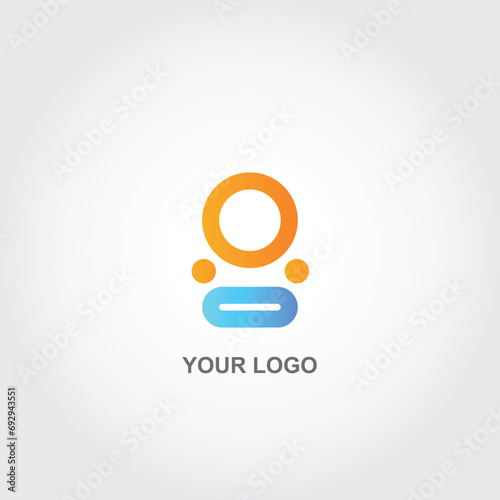 abstract face logo