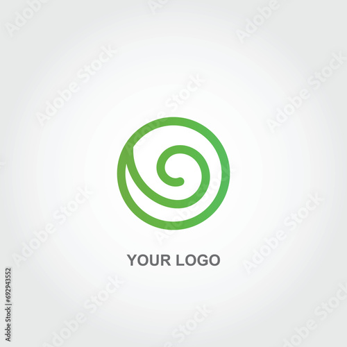 abstract spiral logo