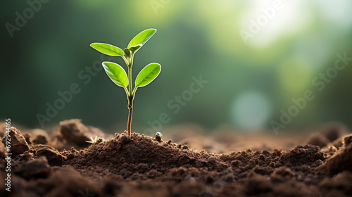 Obraz na płótnie loan growing like a plant from a seed