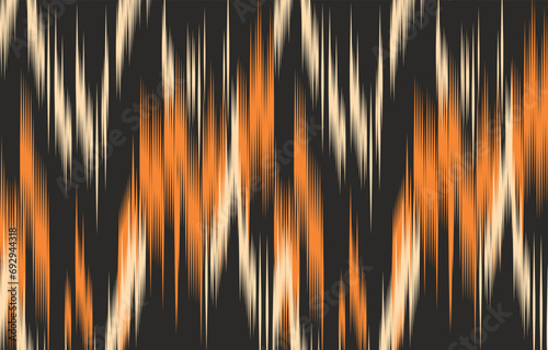 Ethnic abstract ikat art. Aztec ornament print. geometric ethnic pattern seamless  color oriental.  Design for background ,curtain, carpet, wallpaper, clothing, wrapping, Batik, vector illustration.