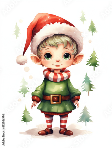 Xmas Elf drawing