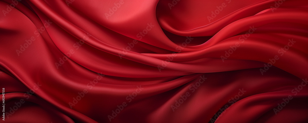 close-up red silk close-up red silk