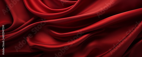 close-up red silk