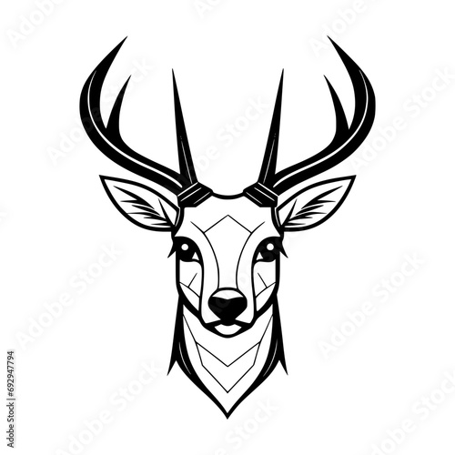 deer head vector