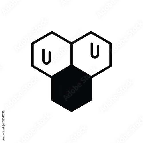 beehive icon with white background vector stock illustration
