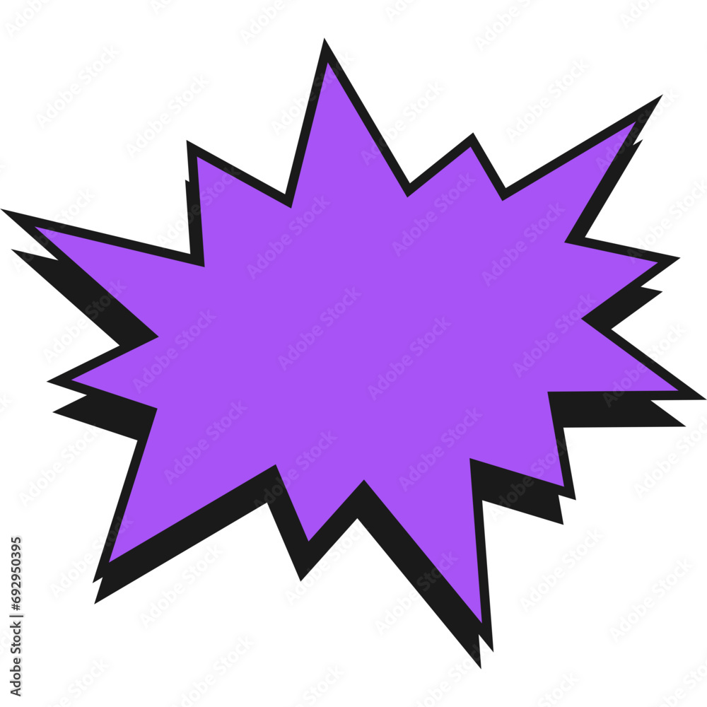 Explosion Comic Bubble