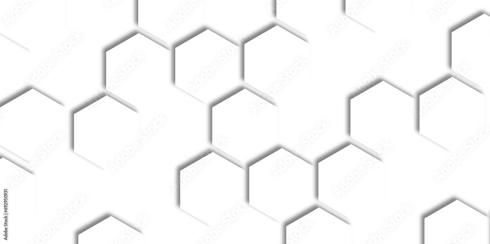 Abstract hexagon background. Futuristic abstract honeycomb mosaic white technology background. Surface polygon pattern with glowing hexagon paper texture and futuristic business. graphic concept. Abstract hexagon background. Futuristic abstract honeycomb mosaic white technology background. Surface polygon pattern with glowing hexagon paper texture and futuristic business. graphic concept.