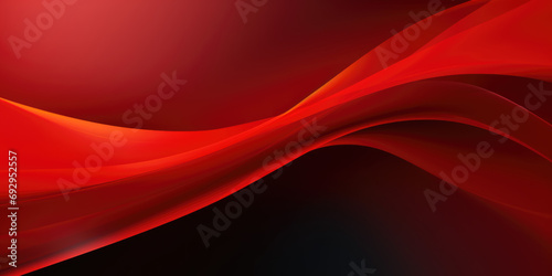 Dynamic Red Banner, Poster Template © B & G Media