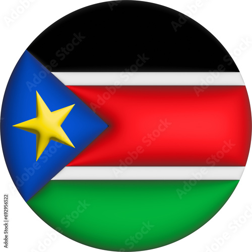 3D Flag of South Sudan on circle Free Download 3D Flag of South Sudan on circle - GFXLoad