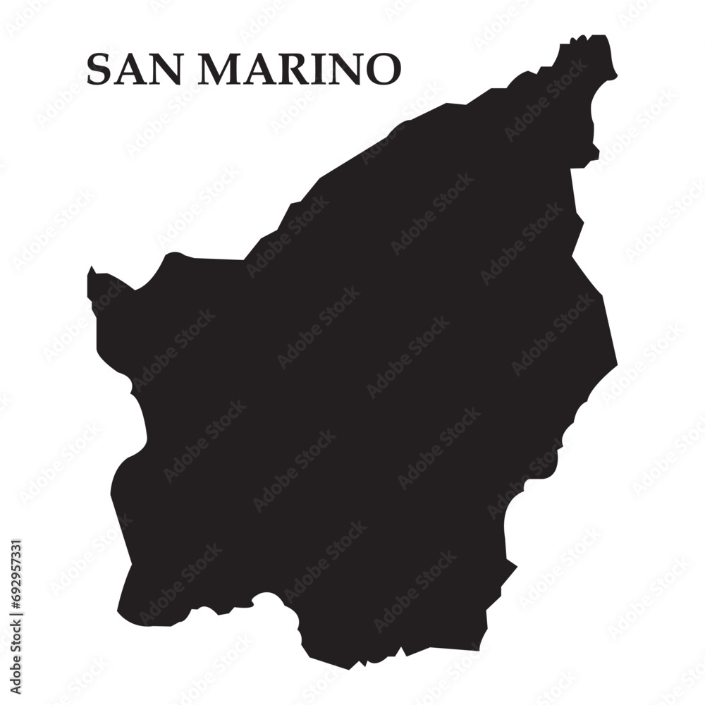 San Marino map logo