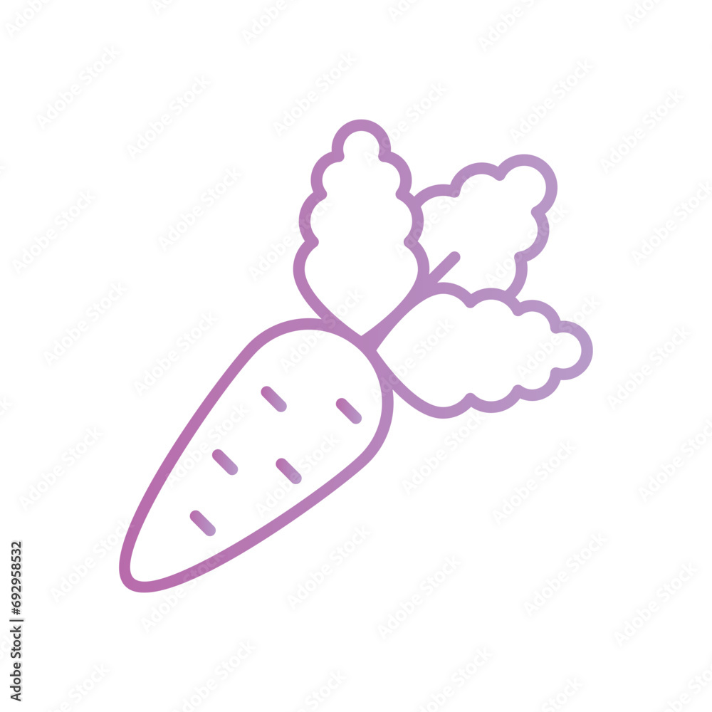 vegetable icon with white background vector stock illustration vegetable icon with white background vector stock illustration