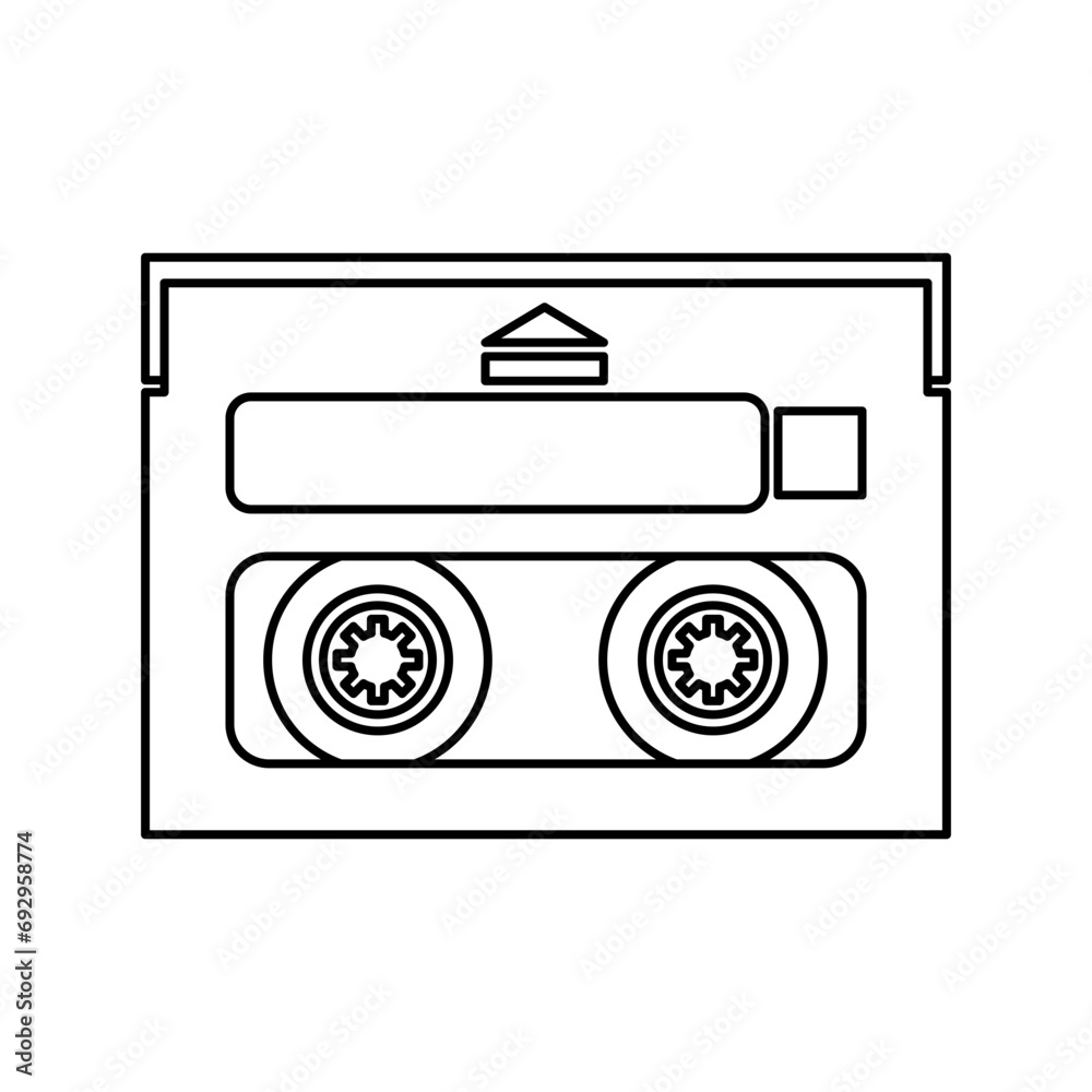 Digital Audio Tape Icon For Logo And More Digital Audio Tape Icon For Logo And More