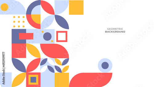 Abstract geometric pattern background design