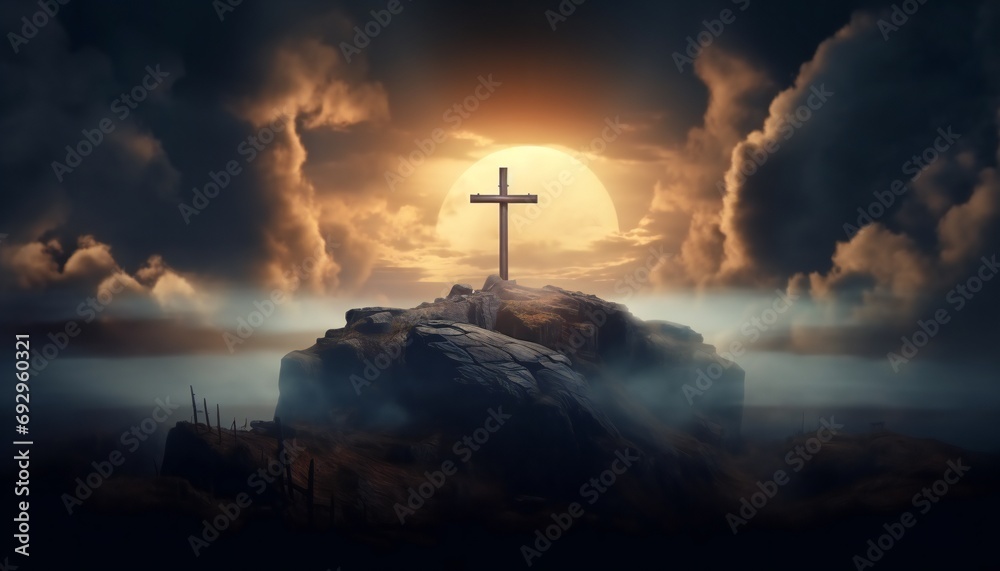 The Holy Cross is a symbol of the death and resurrection of Jesus Christ. Christian cross The Holy Cross is a symbol of the death and resurrection of Jesus Christ. Christian cross