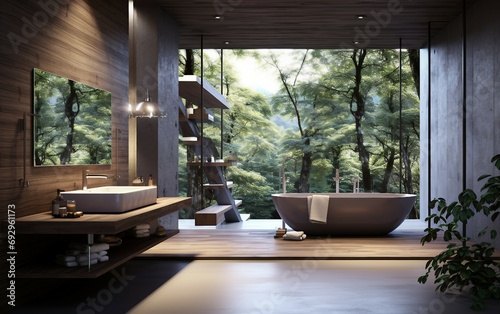 Modern Bathroom.