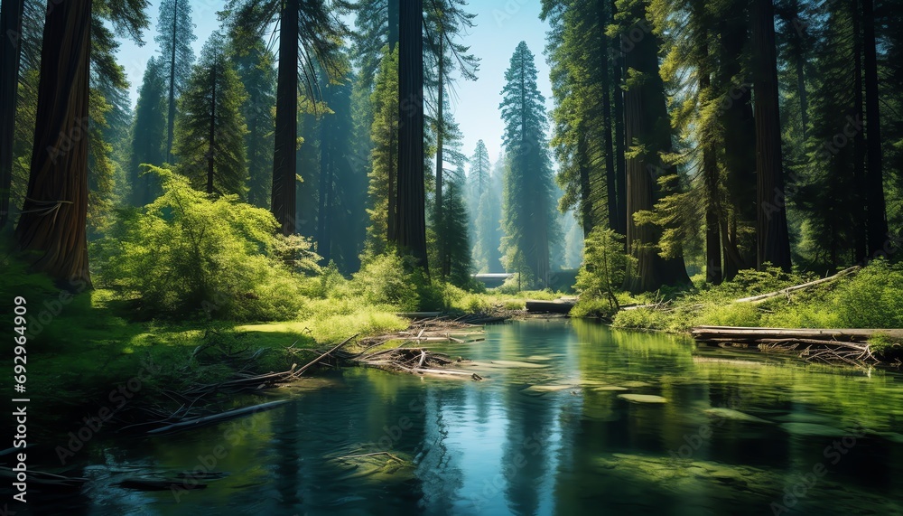 Obraz premium Forest background