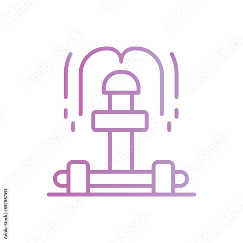 irrigation system icon with white background vector stock illustration