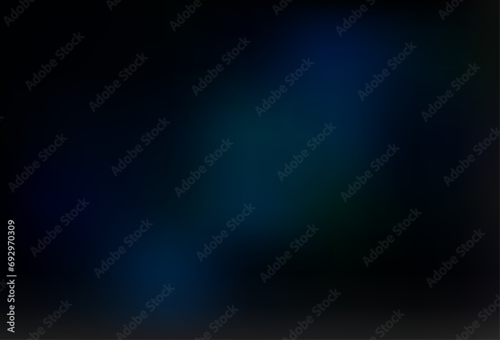 Dark BLUE vector blurred bright pattern.