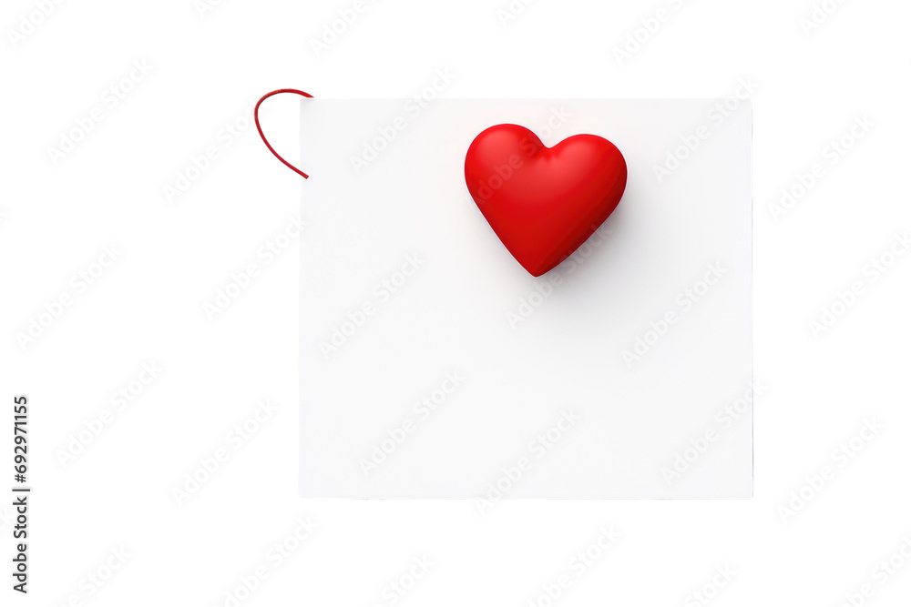 Heartfelt Expressions The Power of a Love Note Paper Isolated On Transparent Background