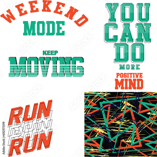 Grunge cool graffiti style drawing and neon color slogan text. Vector illustration design for fashion graphics, t shirt prints.