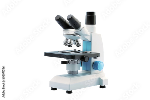 Magnifying Wonders The Microscope Exploration Isolated On Transparent Background