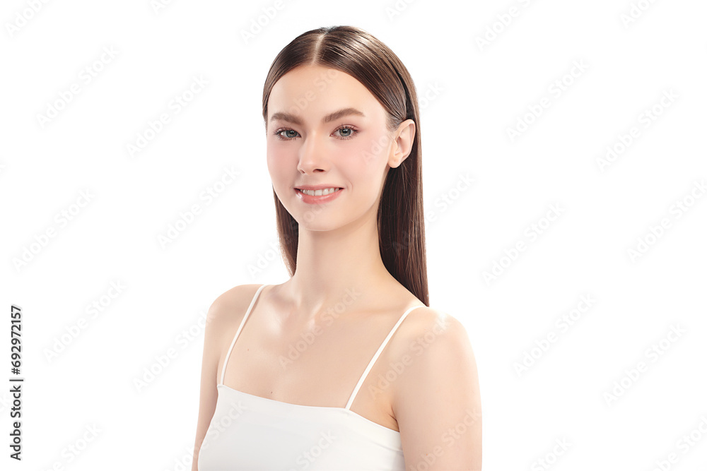 Beautiful young woman with clean fresh skin on white background, Face care, Facial treatment, Cosmetology, beauty and spa, women portrait. Beautiful young woman with clean fresh skin on white background, Face care, Facial treatment, Cosmetology, beauty and spa, women portrait.