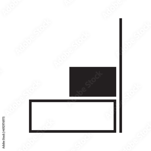 Alignment icons vector