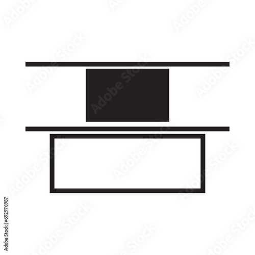 Alignment icons vector