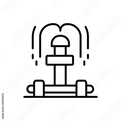 irrigation system icon with white background vector stock illustration