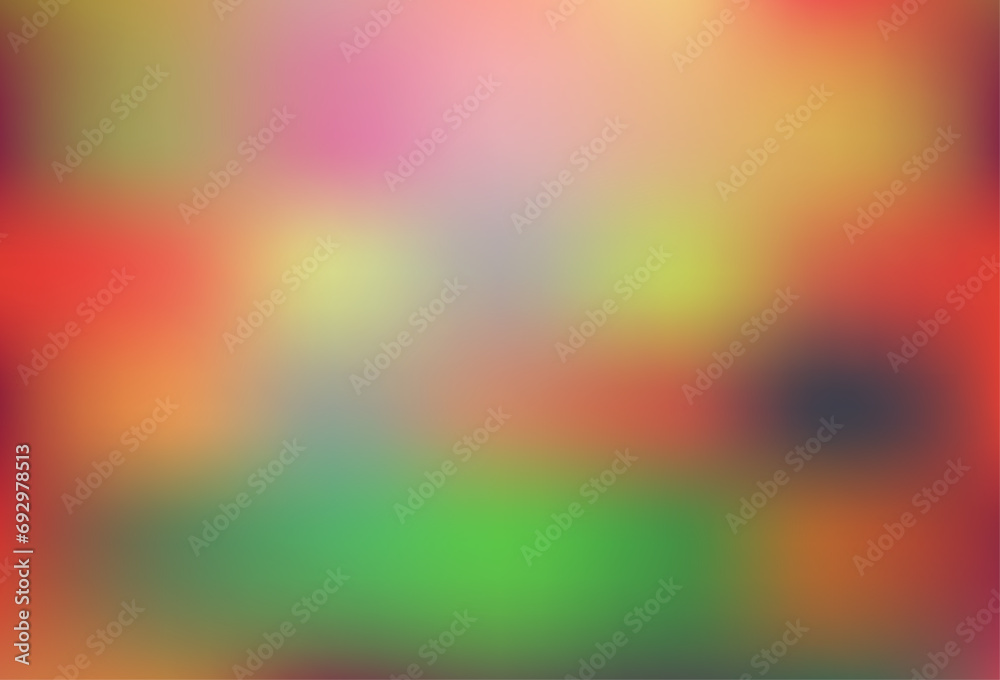 Obraz premium Light Green, Red vector abstract background.