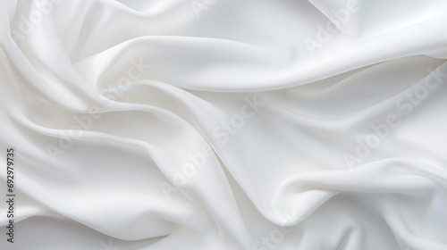 White folded textile background