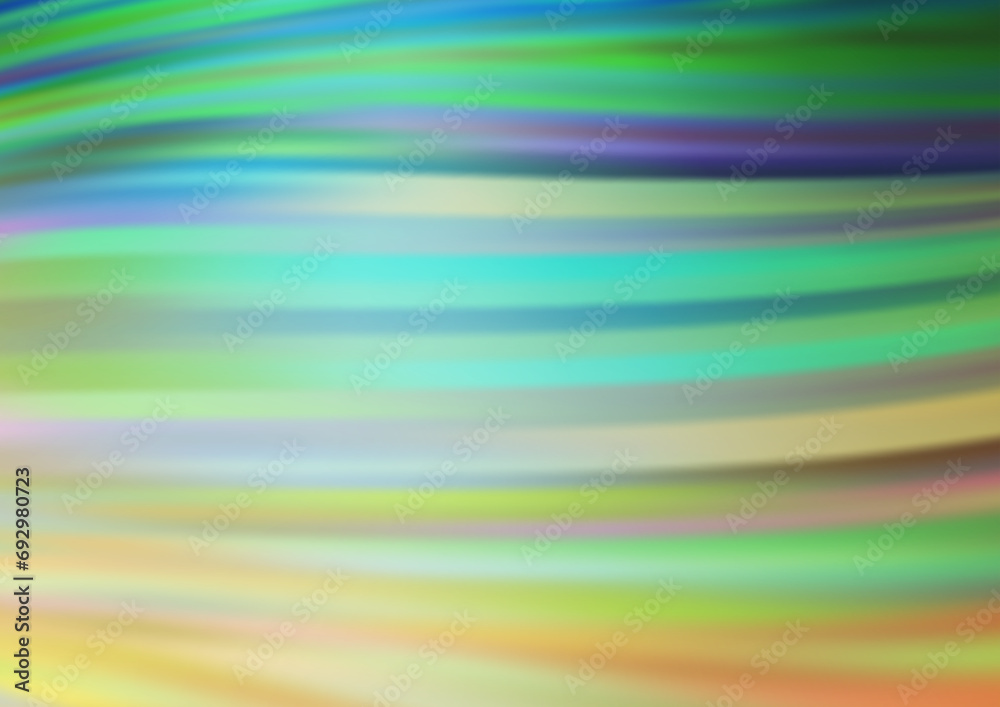 Light Green, Yellow vector pattern with lines, ovals. Light Green, Yellow vector pattern with lines, ovals.