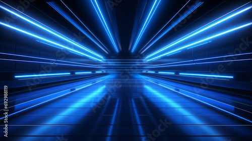 Futuristic Sci-Fi Abstract neon light © levit