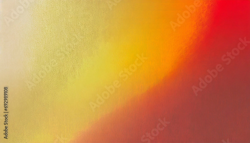 Grunge background with space for text, abstract dark texture; red orange and yellow color gradient on canvas