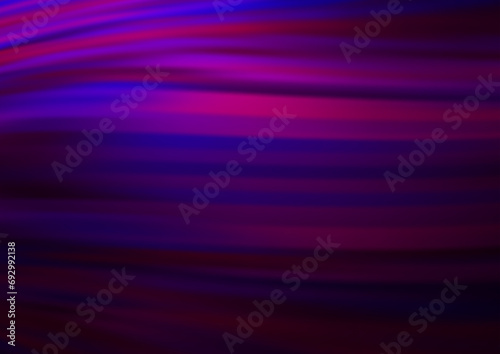 Dark Purple vector background with liquid shapes.