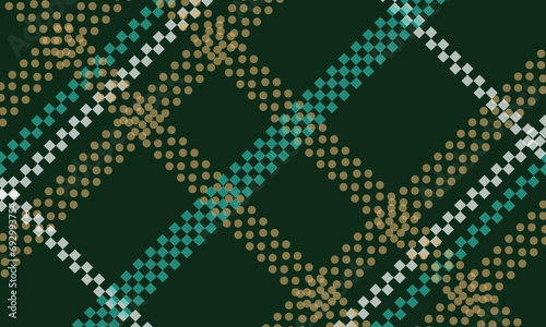 Vintage pattern fabric texture tartan textile isolated