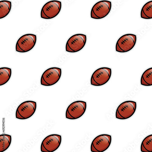 American football sport pattern art design vector