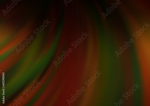 Dark Yellow, Orange vector template with bubble shapes.