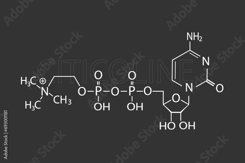 Citrulline molecular skeletal chemical formula
