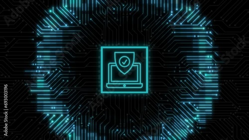 computer technology circuit, laptop security system