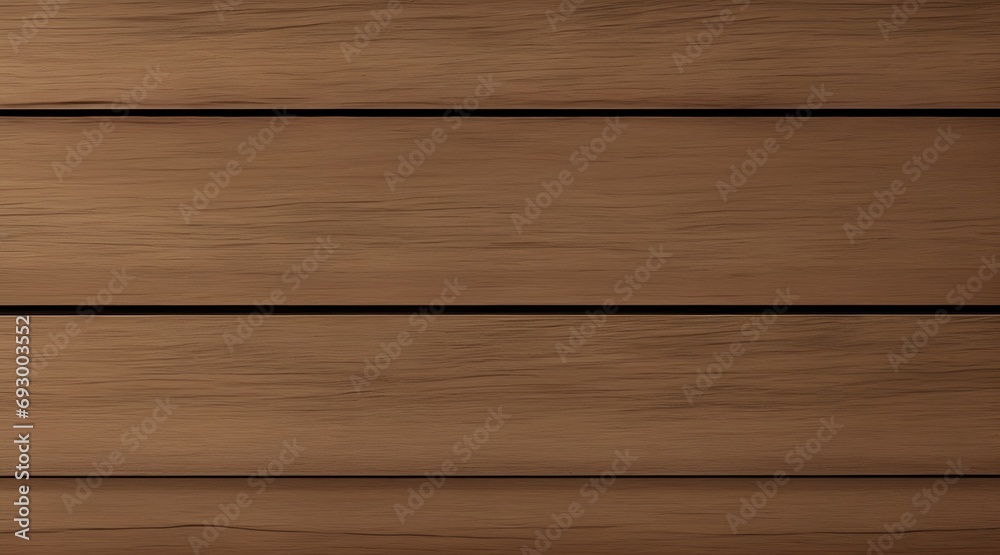 Fototapeta premium Abstract Brown Hardwood Floor Texture Pattern. Striped, textured brown hardwood floor with wood grain pattern.