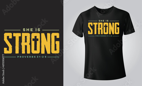 Strong - Typographical Black Background, T-shirt, mug, cap and other print on demand Design, svg, Vector, EPS, JPG
