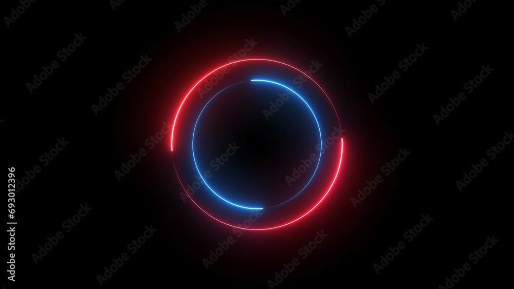 Abstract glowing charging icon illustration 4k Abstract glowing charging icon illustration 4k
