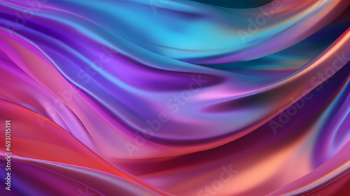 Blue pink abstract silky silk background