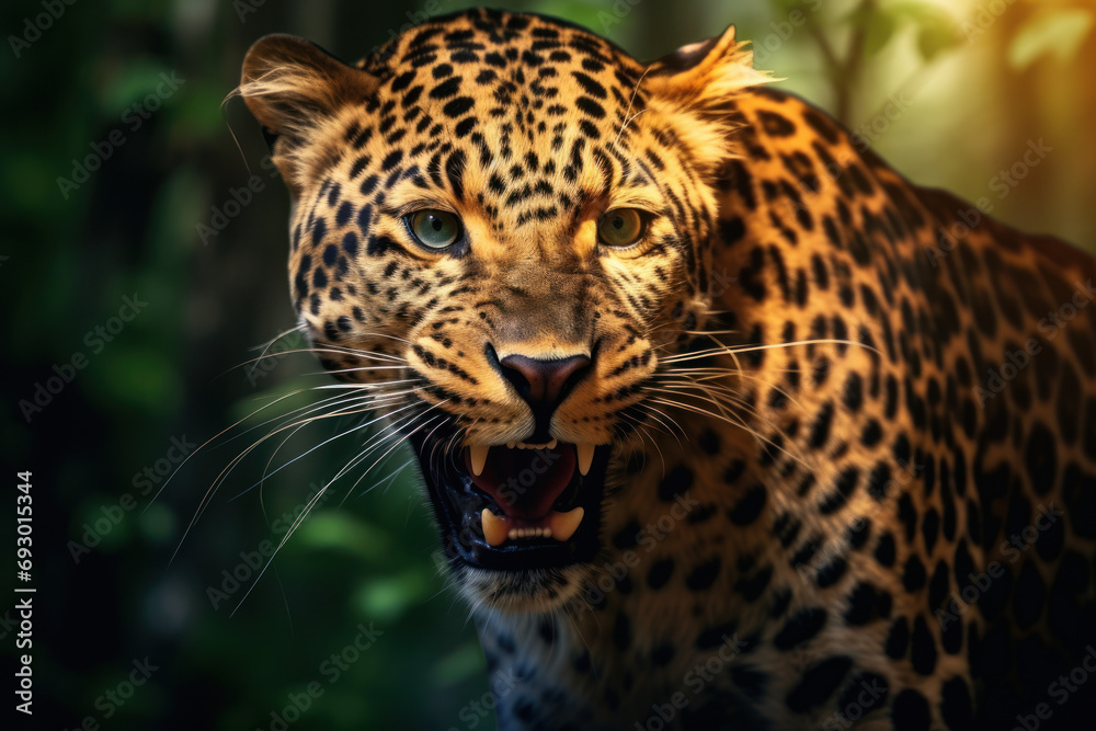 Portrait of leopard Portrait of leopard